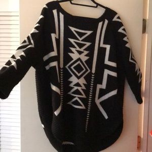 Express Aztec Print Sweater